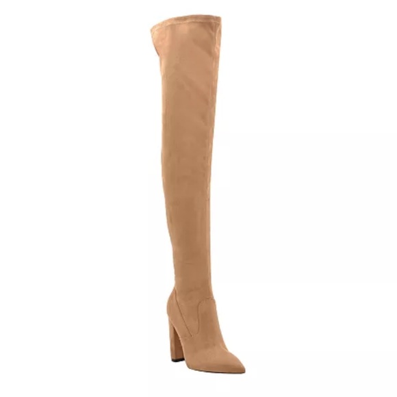GUESS Women's Abetter Block Heel Over the Knee Boots - Picture 1 of 10